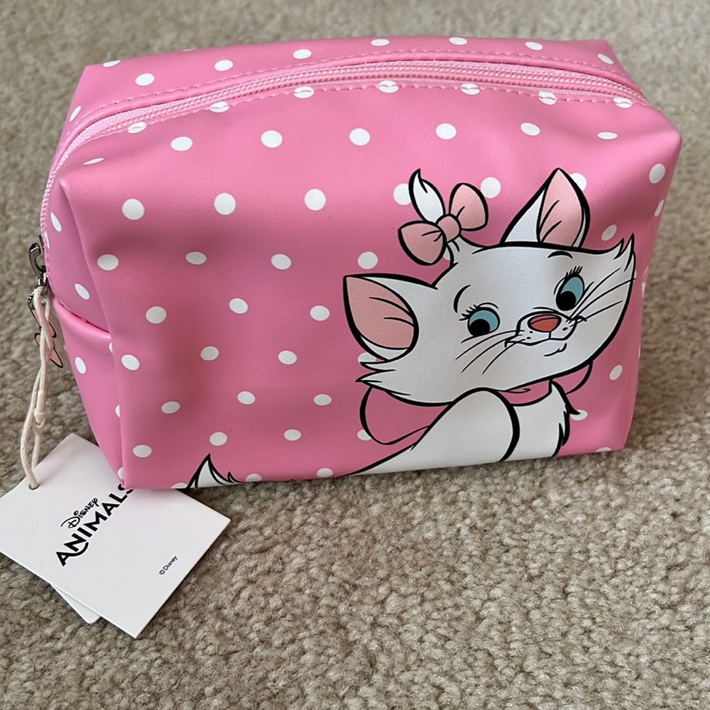 MINISO Disney Animals Marie Aristocats Make Up Bag NWT